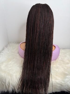 30 inch micro twist wig – color 1 & 350 closure wig