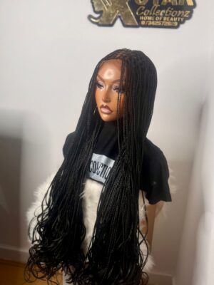32 inches french curl wig – full lace wig color 1