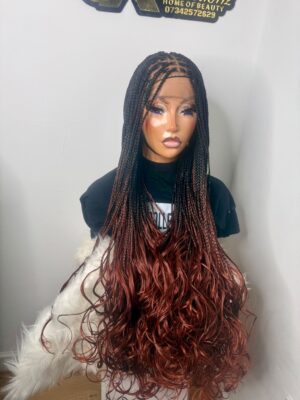 32 inches french curl wig – full lace wig color 1/350
