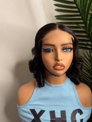 16 inches 1b/2 wave bounce wig – 5x5 closure wig