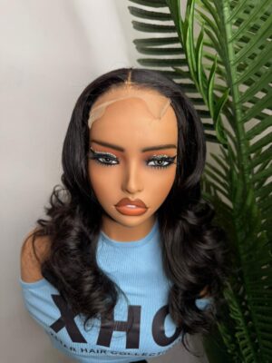 22 inches sdd color 1b bounce wig – 5x5 closure wig