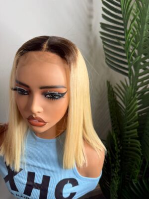 14 inches frontal afro wig