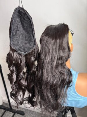 14 inches frontal afro wig
